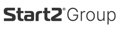 referenz-start2group-logo-sw-verenaschiffer Logo von Start2Group in Schwarz-Weiß