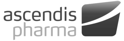 referenz-ascendis-pharma-logo-sw-verenaschiffer Logo von ascendis pharma in Schwarz-Weiß mit Transparenz